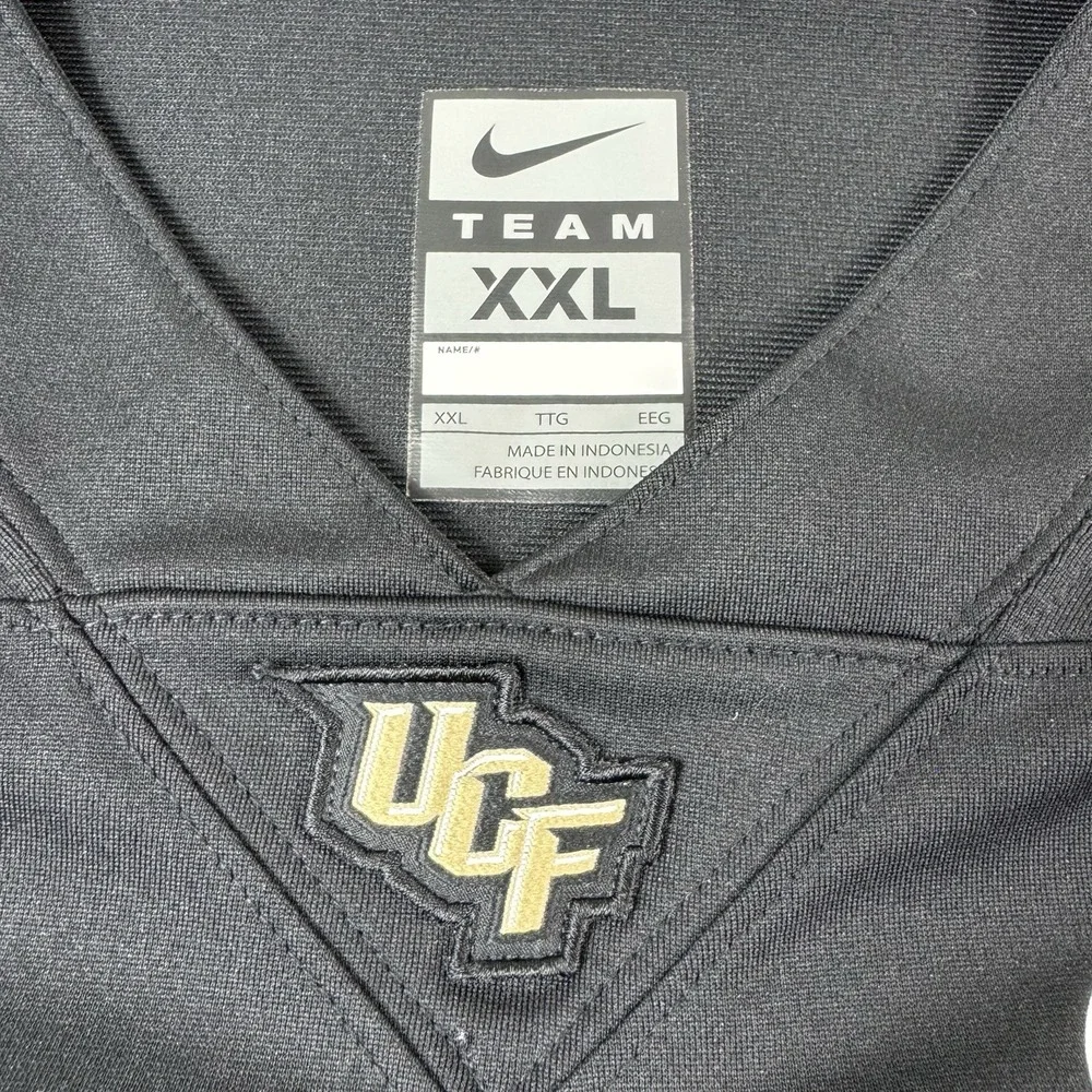 Nike UCF Knights Black #10 McKenzie Milton Untouchablw Jersey Mens 2XL EUC Rare